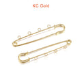 Safety Pins Brooch Blank Base Brooch Rings Pin DIY Jewelry Making Craft Supplies