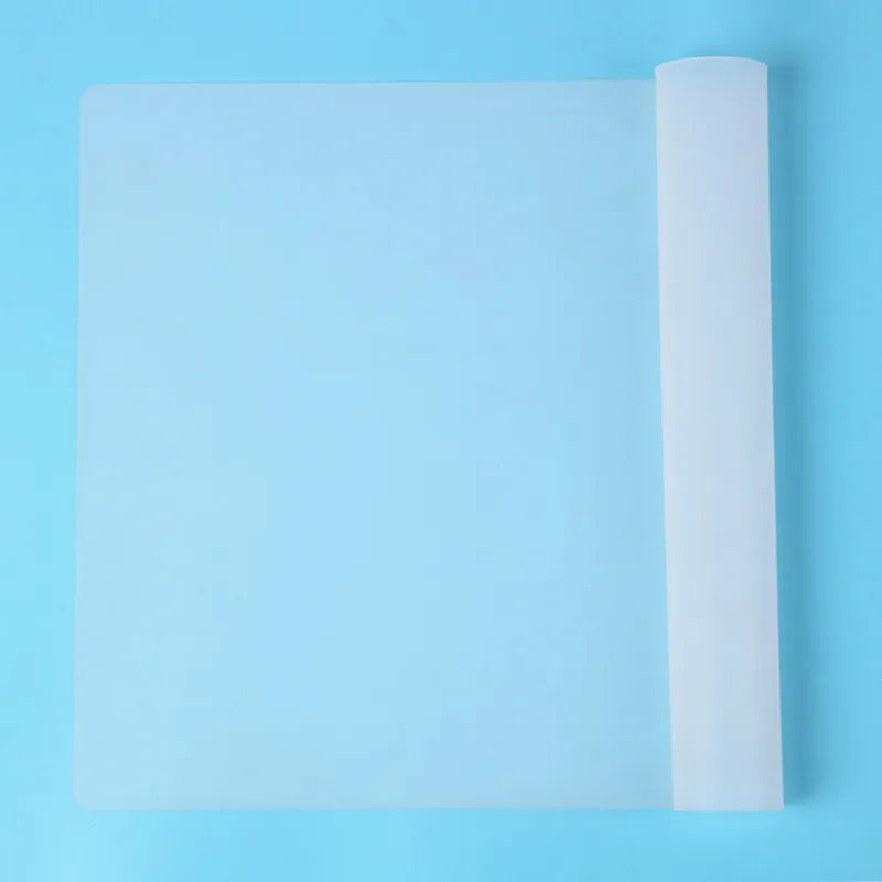 Transparent Silicone Pad Clear Mat Resin Pad Non-Slip Heat Resistant Reusable Sticky Plate For UV Epoxy Resin Craft Making Tool