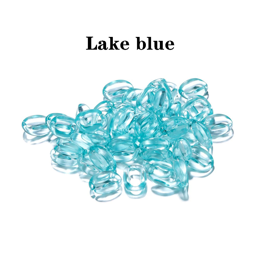 Acrylic Chain Links Colorful Necklace Bracelet Supplies DIY Jewelry Making