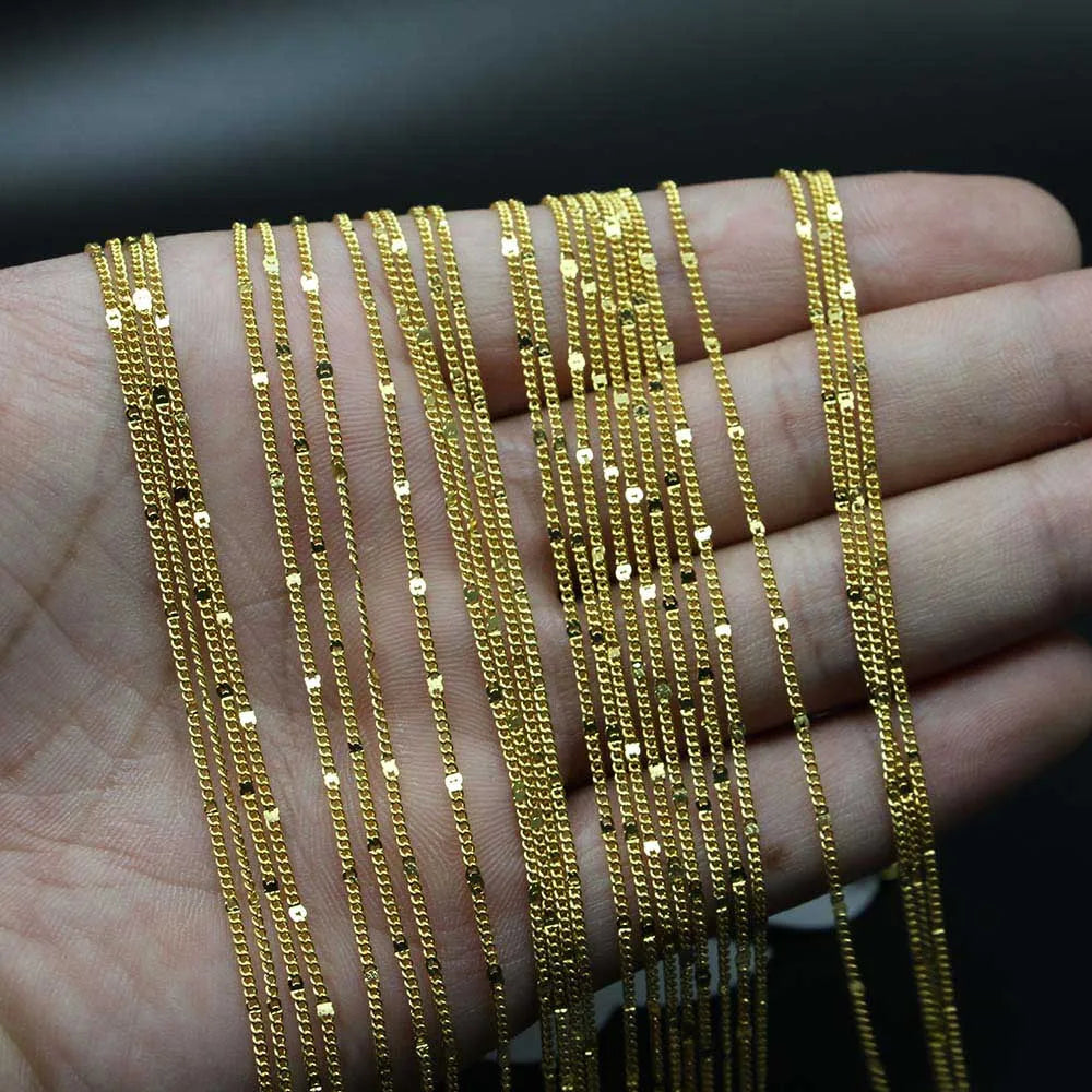 Necklace Chains Metal Links with Lobster Clasps DIY Jewelry Making