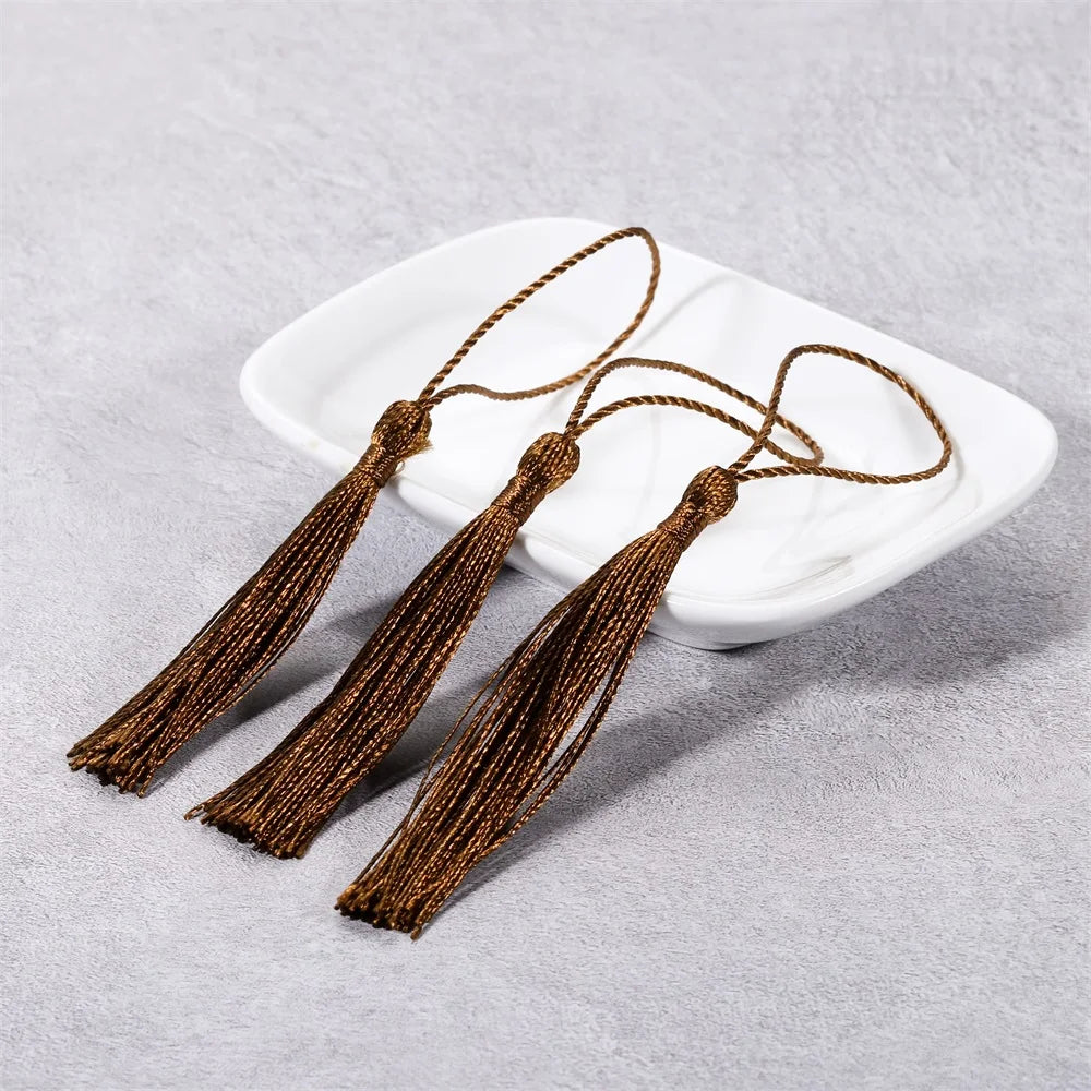 Tassel Trim Fringe Sewing Curtains Hanging Rope Silk Tassels DIY Jewelry Making