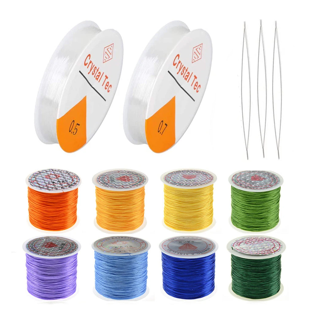 Elastic Beading Cord Clear Crystal Stringing Line DIY Jewelry Making