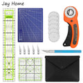 Rotary Cutter Kit with Blades, Cutting Mat, Ruler & Precision Craft Knife