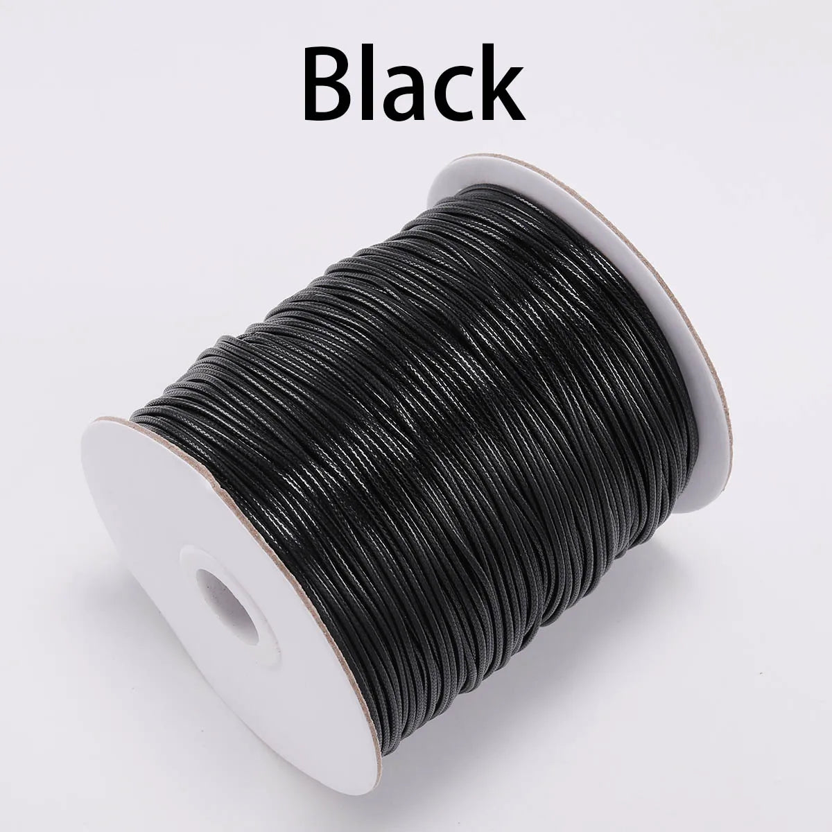 Beading Cord Black White Waxed Cotton String Fit Craft Necklace Craft Supplies