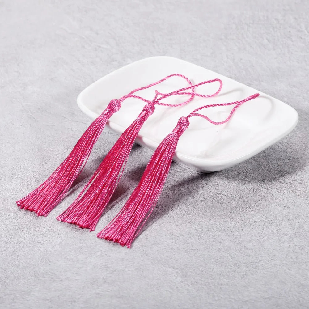Tassel Trim Fringe Sewing Curtains Hanging Rope Silk Tassels DIY Jewelry Making
