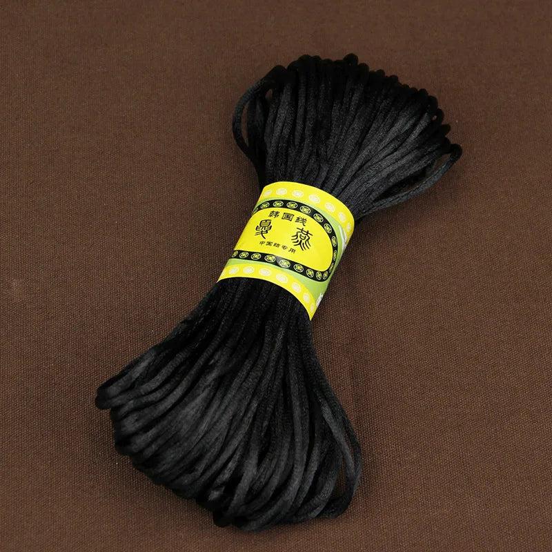 Beading Supplies, Satin-Style Cord for Chinese Knots, Macrame & Bracelets