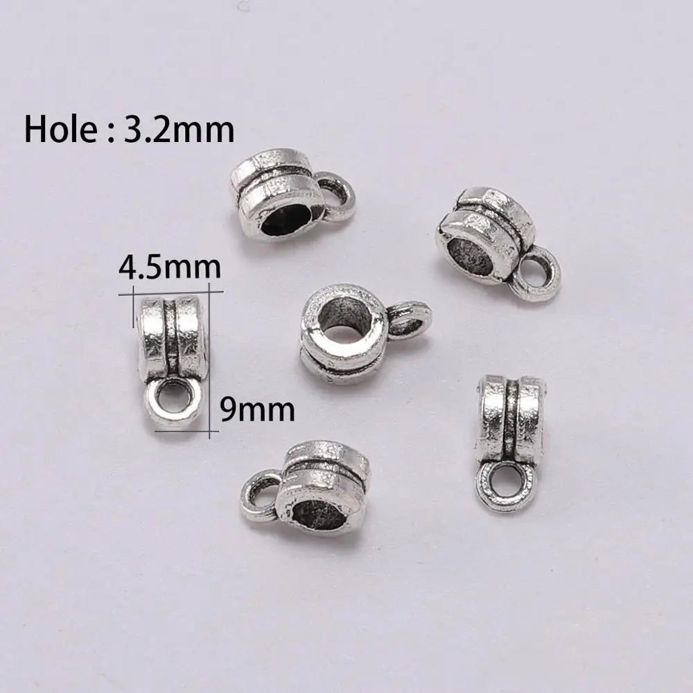 Pendant Bails Hook Clip Necklace Connectors DIY Jewelry Making Craft Supplies