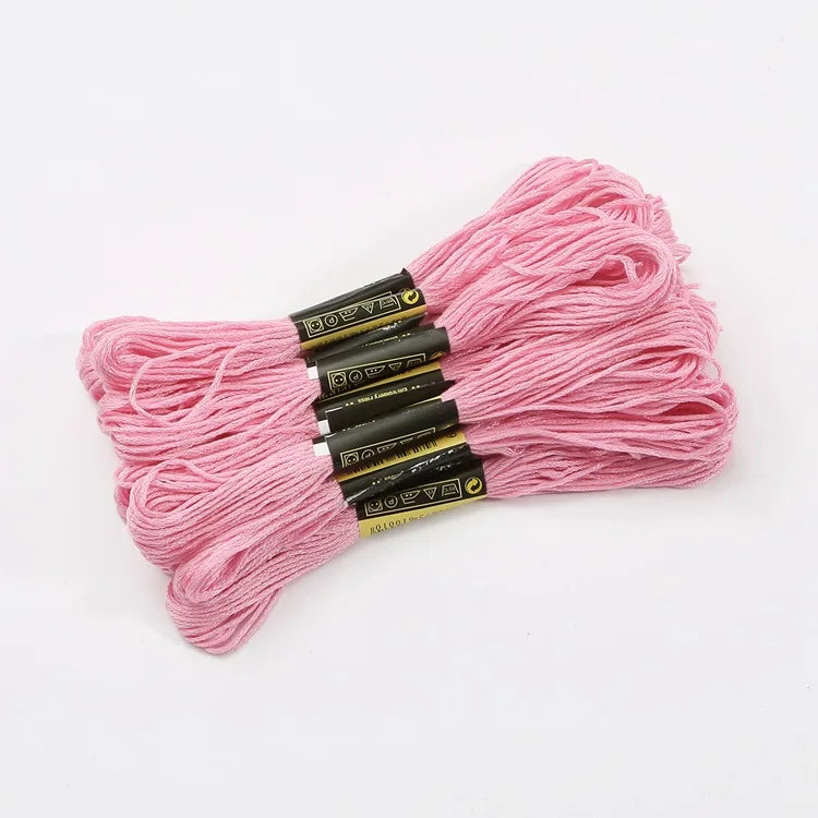 Embroidery Thread, Gradient & Solid Colors for Handmade Cross-Stitch Crafts