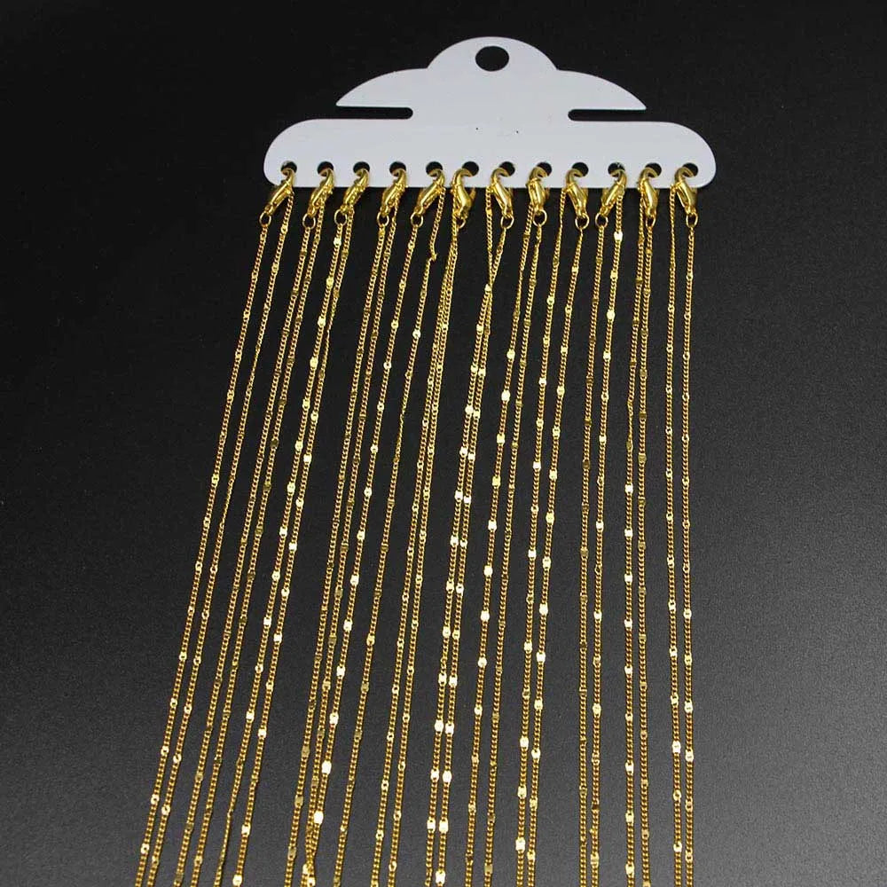 Necklace Chains Metal Links with Lobster Clasps DIY Jewelry Making