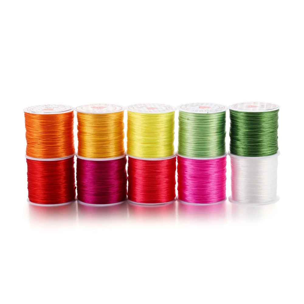 Elastic Beading Cord Stretch Stringing Thread Roll DIY Jewelry Making