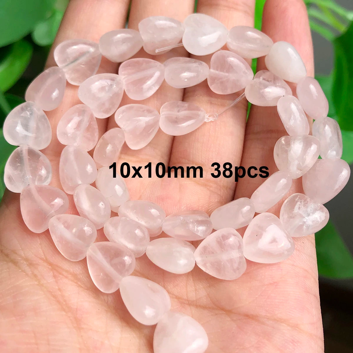 Stone Beads Pink Rose Quartz-Style Mixed Shapes for DIY Jewelry Making