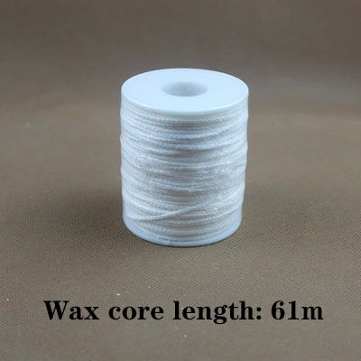 Candle Wicks Pre-Waxed Cotton Smokeless Metal Tab 1-8in DIY Candle Making