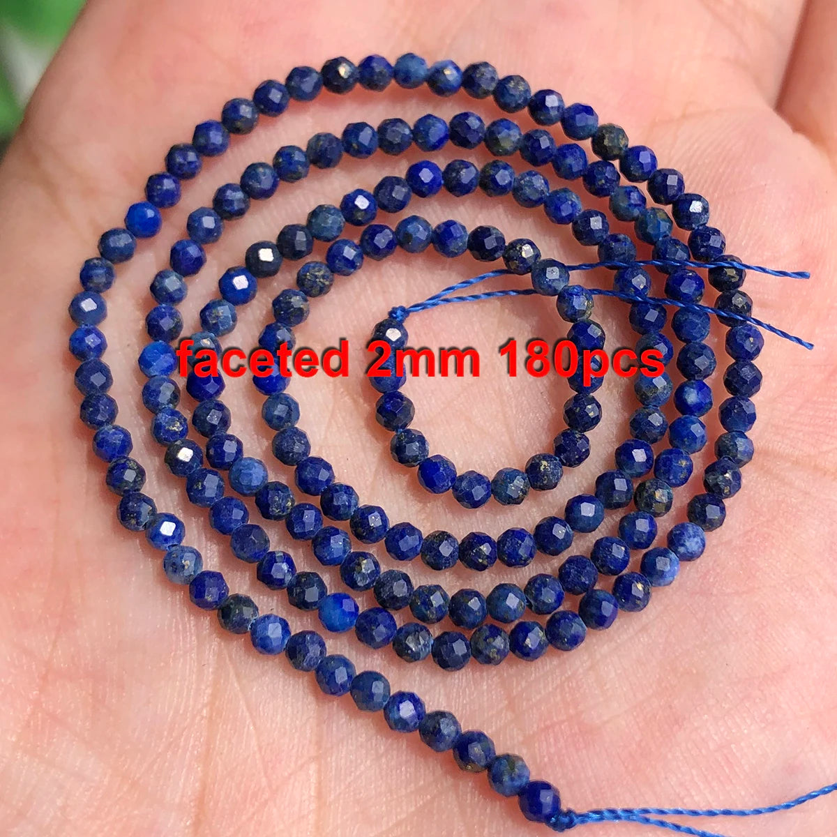 Stone Beads Faceted Blue Lapis Lazuli-Style Rondelle for DIY Jewelry Making