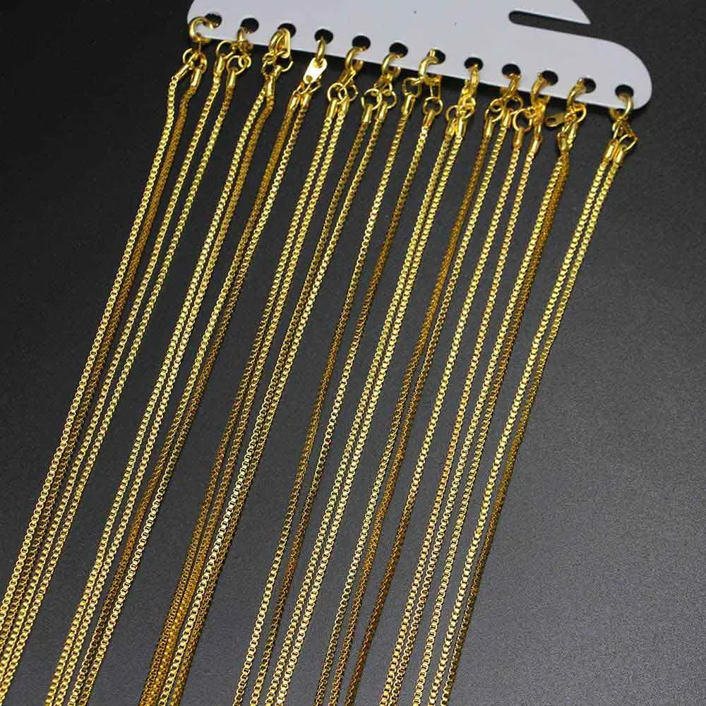 Necklace Chains Metal Links with Lobster Clasps DIY Jewelry Making