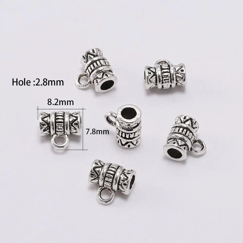 Pendant Bails Hook Clip Necklace Connectors DIY Jewelry Making Craft Supplies