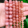 Beads Stones Rose Quartzs Pink Crystal Cat Eye Howlite-Style Jades-Style