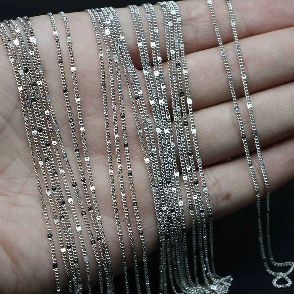 Necklace Chains Metal Links with Lobster Clasps DIY Jewelry Making