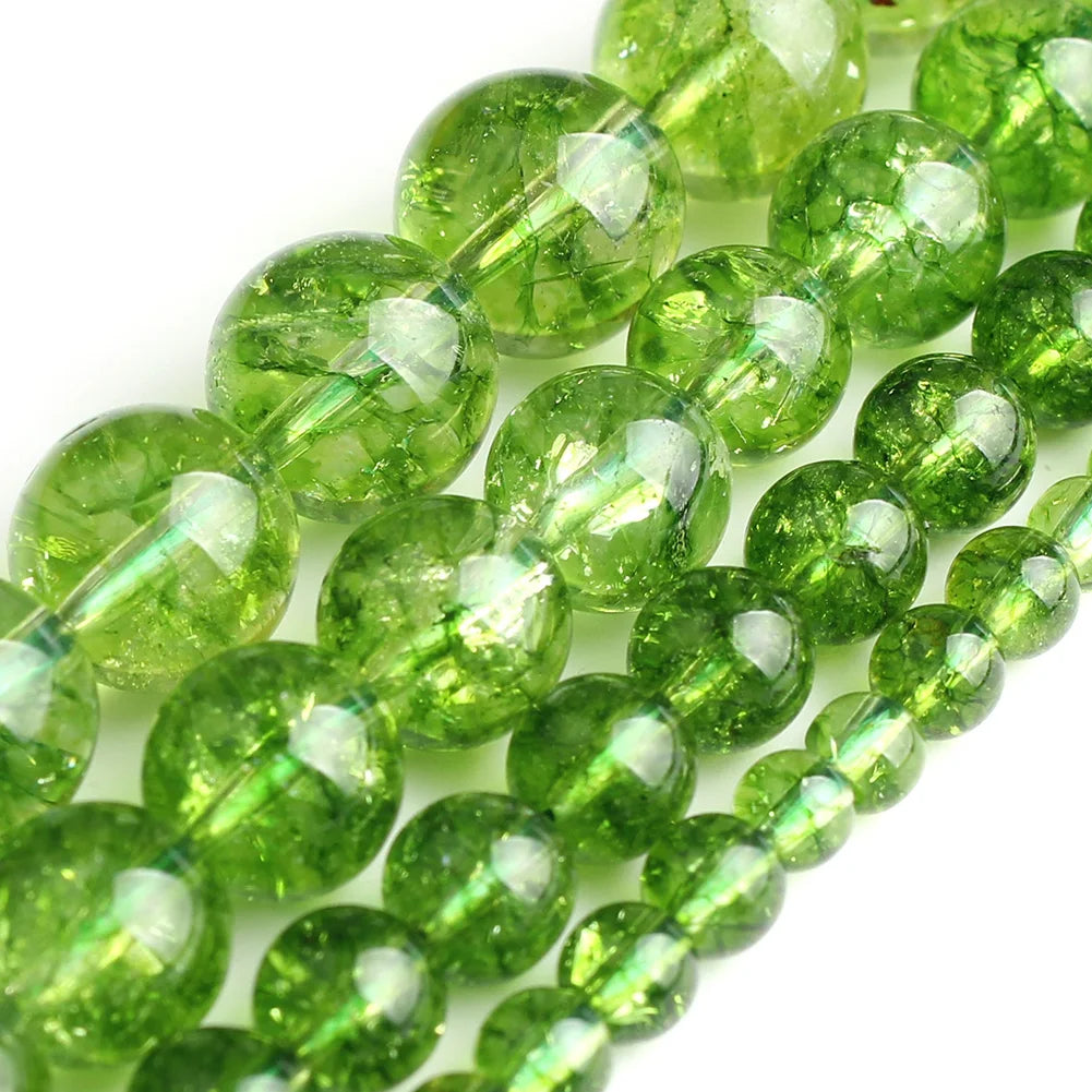 Stone Beads Round Green Agate Jasper Tiger Eye Styles for DIY Jewelry Making