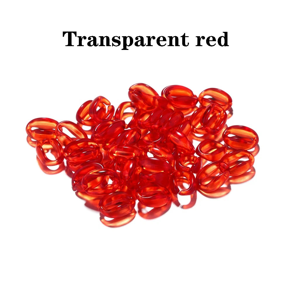 Acrylic Chain Links Colorful Necklace Bracelet Supplies DIY Jewelry Making