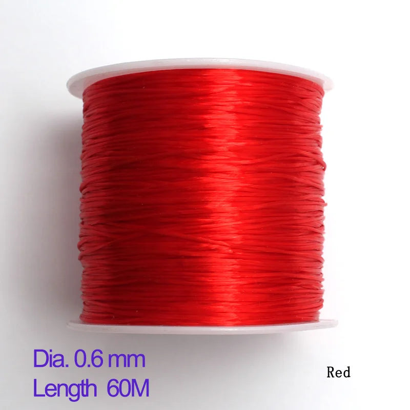 Elastic Beading Cord Clear Crystal Stringing Line DIY Jewelry Making