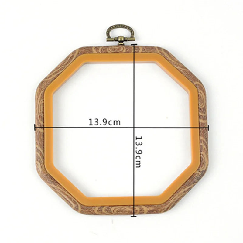 Embroidery Hoop, Wood-Effect Ring for Cross-Stitch & Needlecraft Projects