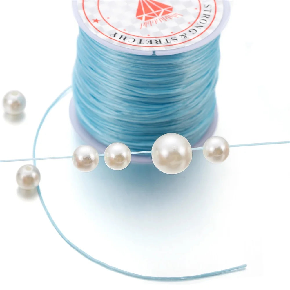 Elastic Beading Cord Stretch Stringing Thread Roll DIY Jewelry Making