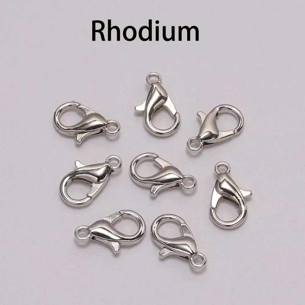 Lobster Clasps Gold Color Necklace Chain Connectors DIY Jewelry Making