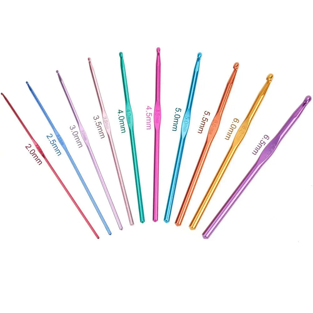 Crochet Tool Set, Hooks & Needlecraft Accessories for Handmade Yarn Crafts