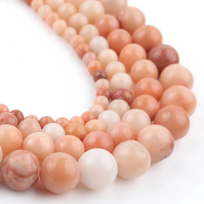 Beads Stones Rose Quartzs Pink Crystal Cat Eye Howlite-Style Jades-Style