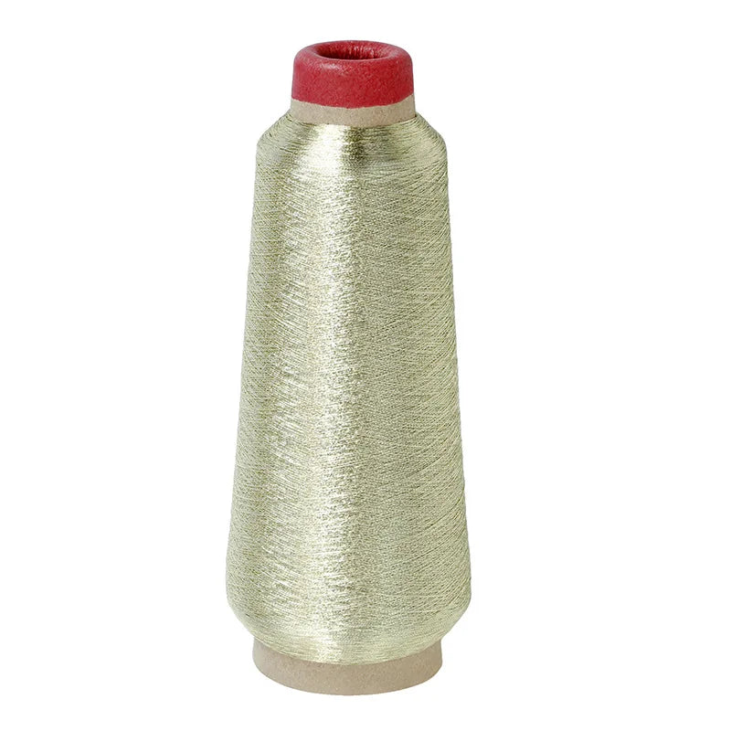 Embroidery Floss, Metallic Gold & Silver Colors for Handmade Needlework
