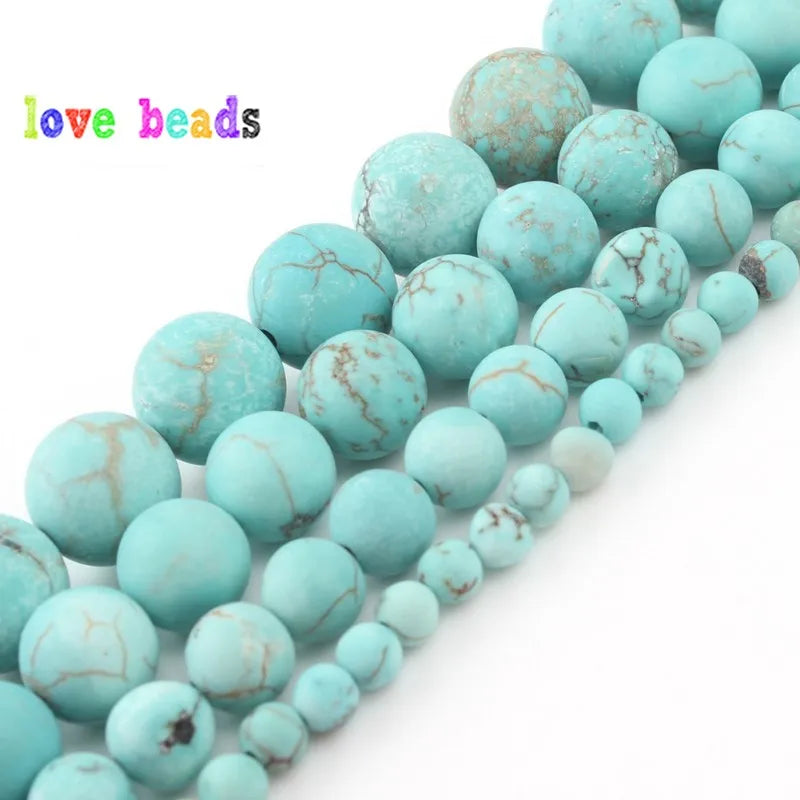 Stone Beads Matte Round Morganite Agate Tiger Eye Styles for DIY Jewelry Making