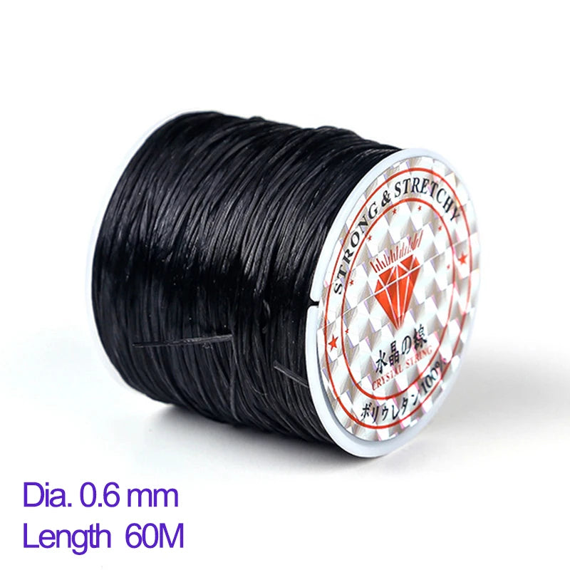 Elastic Beading Cord Clear Crystal Stringing Line DIY Jewelry Making
