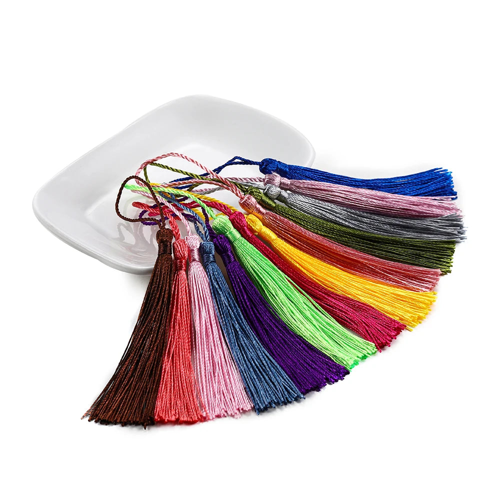 Tassel Trim Fringe Sewing Curtains Hanging Rope Silk Tassels DIY Jewelry Making