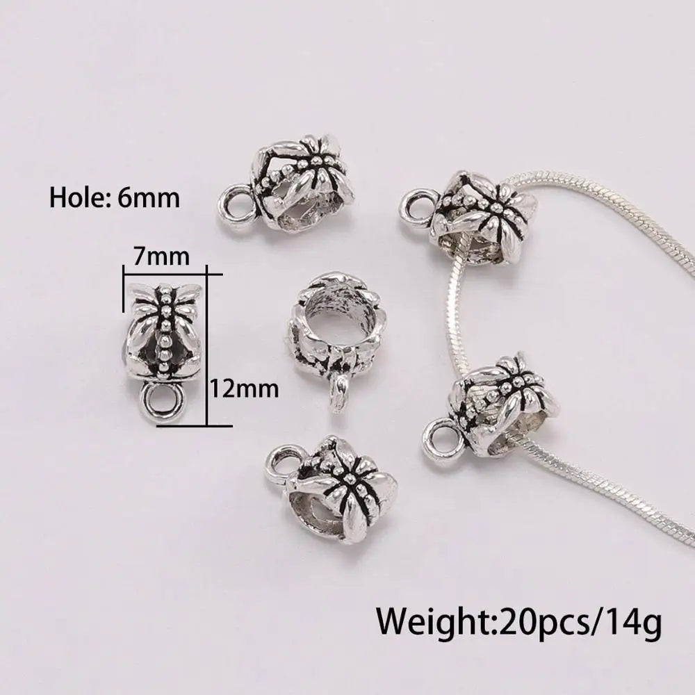 Pendant Bails Hook Clip Necklace Connectors DIY Jewelry Making Craft Supplies