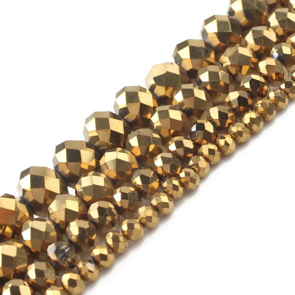 Stone Beads Round Yellow Jade Agate Hematite Styles for DIY Jewelry Making