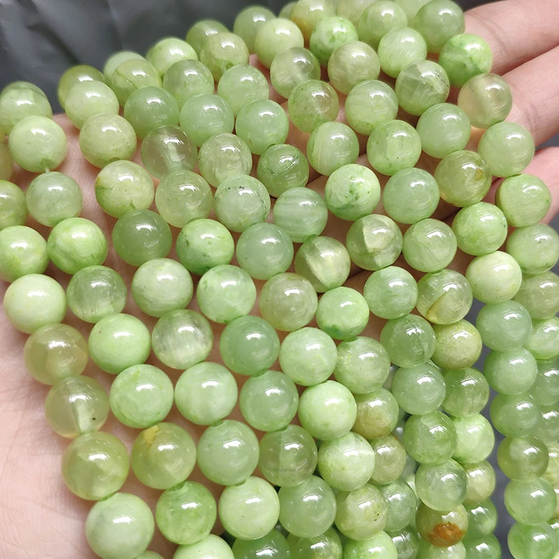 Stone Beads Round Jade Chalcedony Styles for DIY Jewelry Making Craft Beads