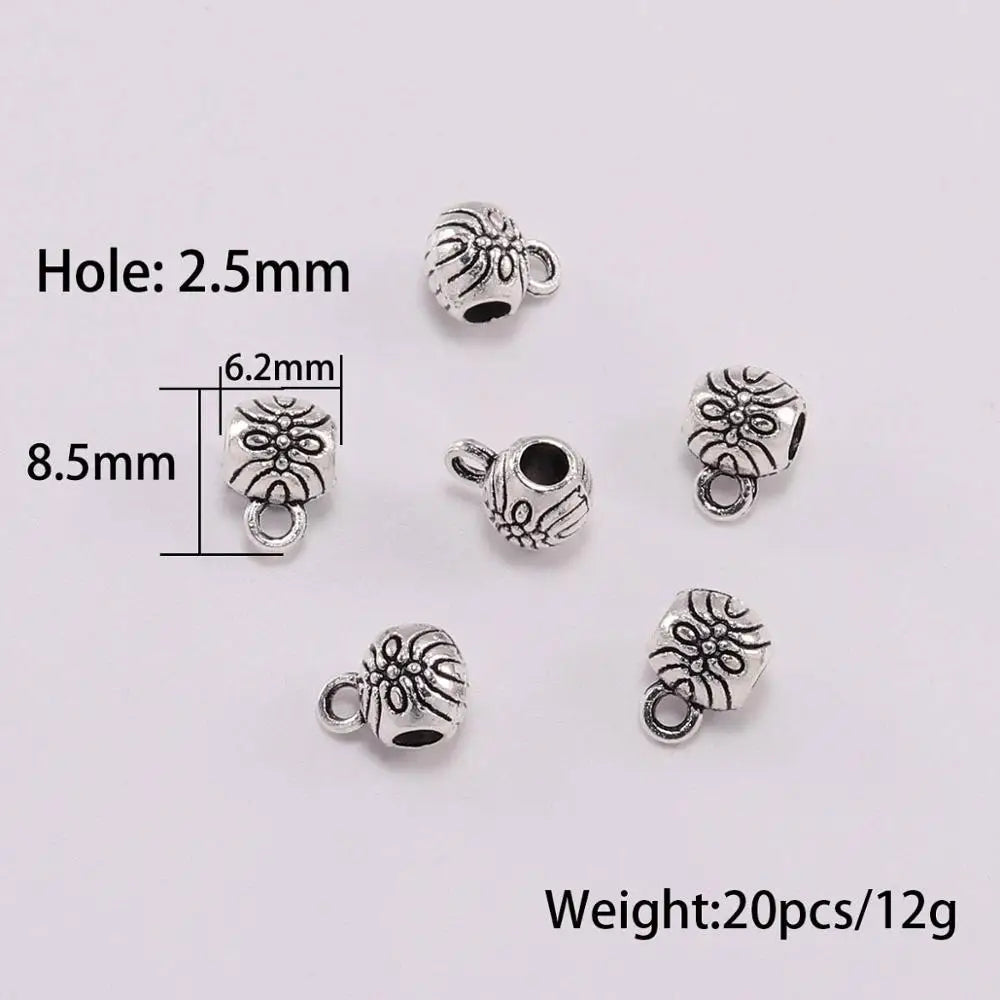 Pendant Bails Hook Clip Necklace Connectors DIY Jewelry Making Craft Supplies