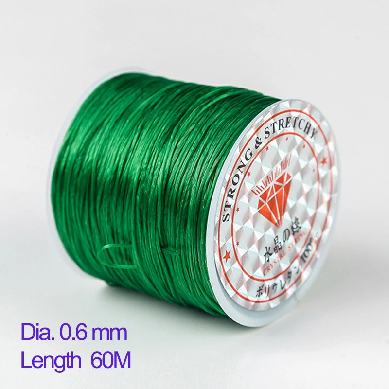 Elastic Beading Cord Clear Crystal Stringing Line DIY Jewelry Making