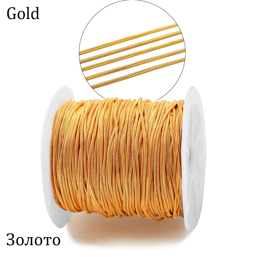 Jewelry Chains . Gold Color Copper Snake Men Women Necklace DIY Jewelry Making