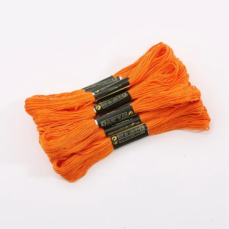 Embroidery Thread, Gradient & Solid Colors for Handmade Cross-Stitch Crafts