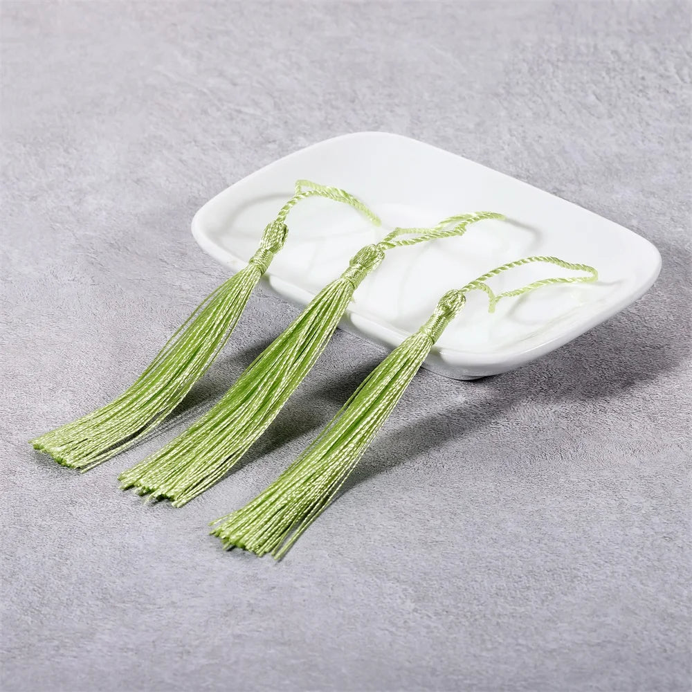 Tassel Trim Fringe Sewing Curtains Hanging Rope Silk Tassels DIY Jewelry Making