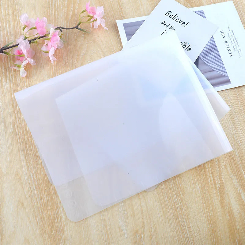 Transparent Silicone Pad Clear Mat Resin Pad Non-Slip Heat Resistant Reusable Sticky Plate For UV Epoxy Resin Craft Making Tool