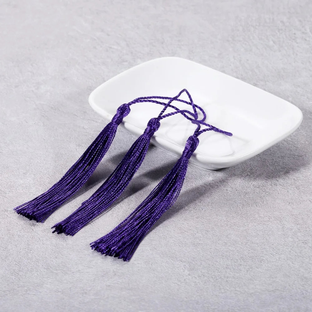 Tassel Trim Fringe Sewing Curtains Hanging Rope Silk Tassels DIY Jewelry Making