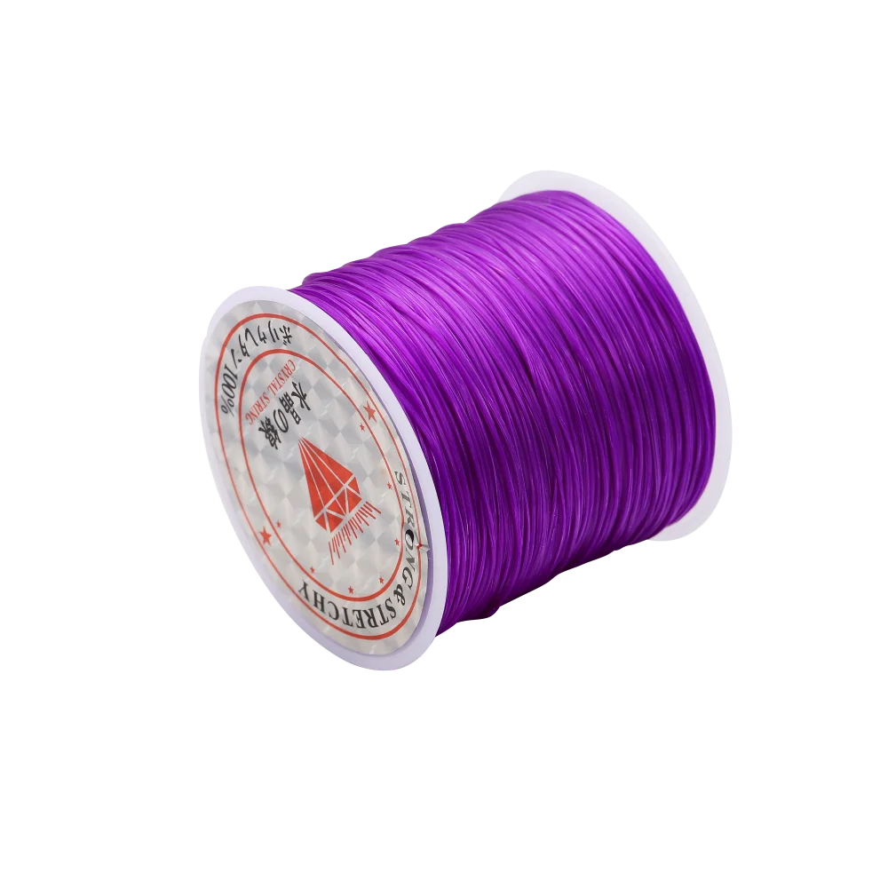 Elastic Beading Cord Black White Nylon Stretch String DIY Jewelry Making