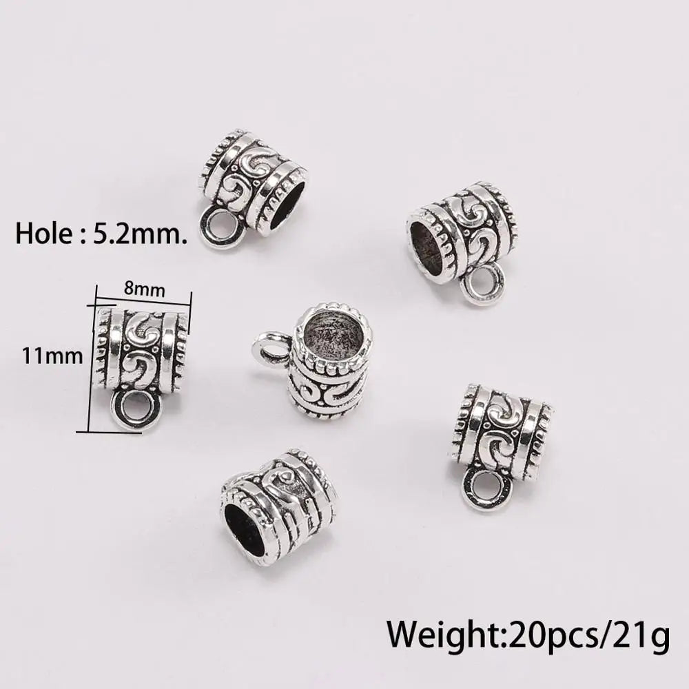 Pendant Bails Hook Clip Necklace Connectors DIY Jewelry Making Craft Supplies