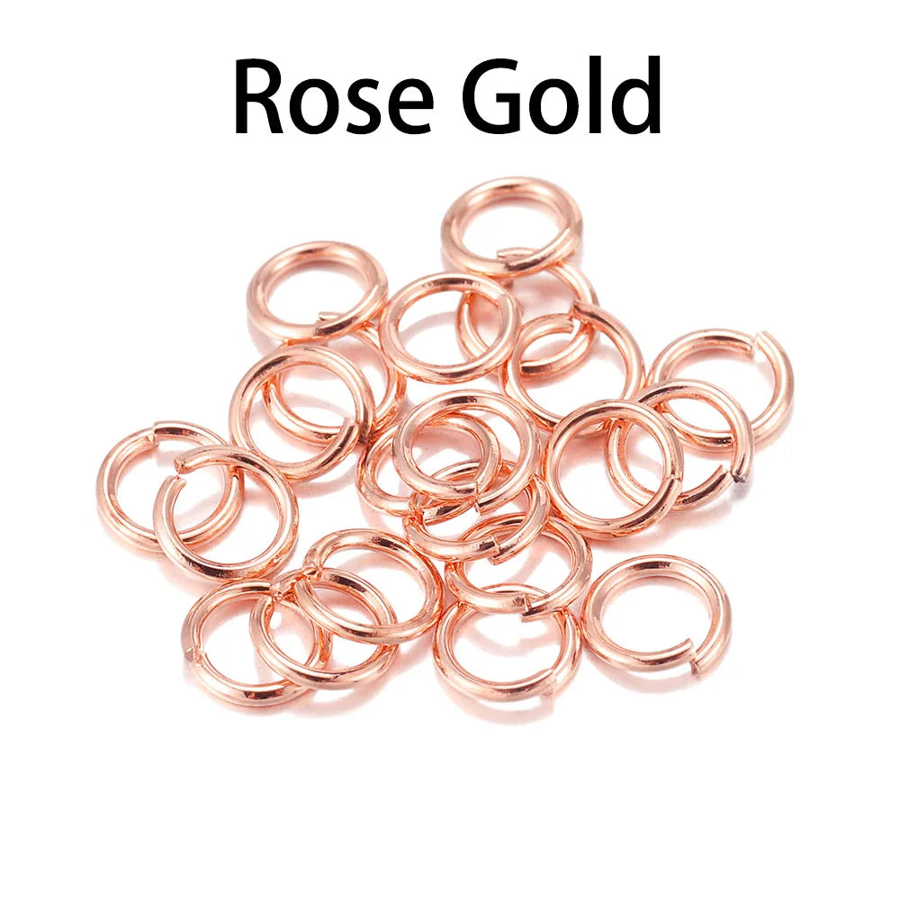 Jump Rings Open Single Loops Split Necklace Bracelet DIY Jewelry Making