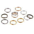 Jump Rings Open Double Loops Split Connectors DIY Jewelry Making Craft Supplies