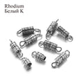 Screw Clasps Metal Cylinder Bracelet Fasteners DIY Jewelry Making Craft Supplies