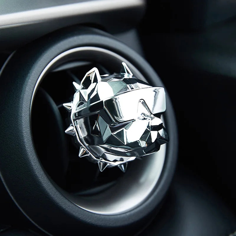 NO PERFUME Bulldog Air Freshener Car Dashboard Ornament Decoration