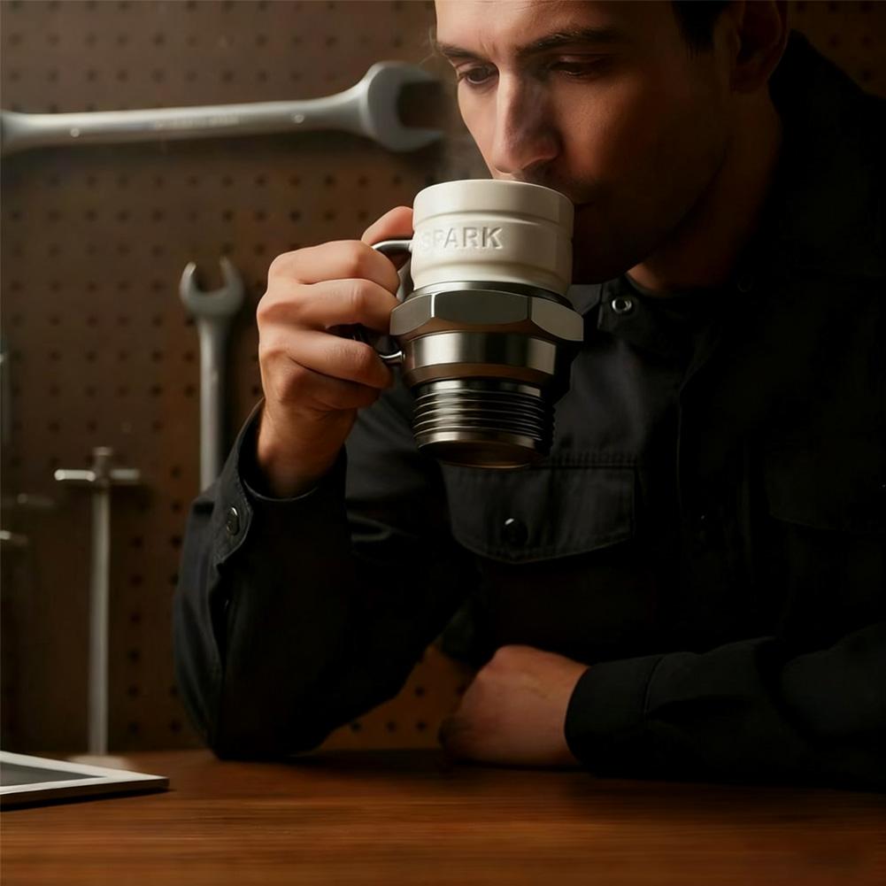 Engine Shaped Mug | Stainless Steel Liner | V6, V8 & V12 Designs | Gift